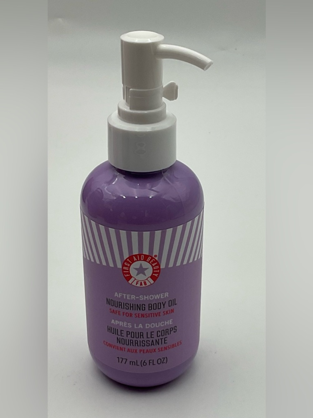 NWB FIRST AID BEAUTY After-Shower Nourishing and Hydrating Body Oil - 6 fl oz